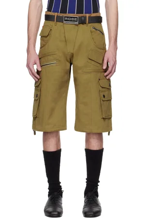 MARTINE ROSE Short utilitaire kaki