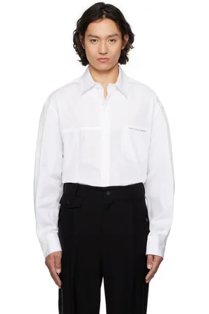 Feng Chen Wang Chemise blanche à panneaux