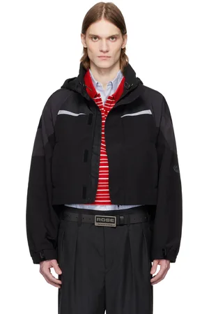 MARTINE ROSE Blouson de sport écourté noir
