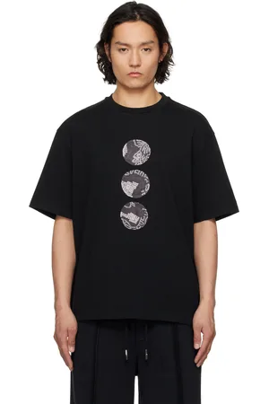 Feng Chen Wang T-shirt Yu Zu Xie noir à écussons
