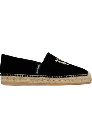 Palm Angels Espadrilles noires à logo PA