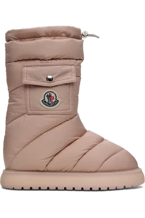Moncler Bottes Gaia roses rembourrées en duvet