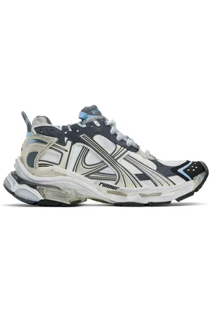 Balenciaga Baskets Runner blanc et gris