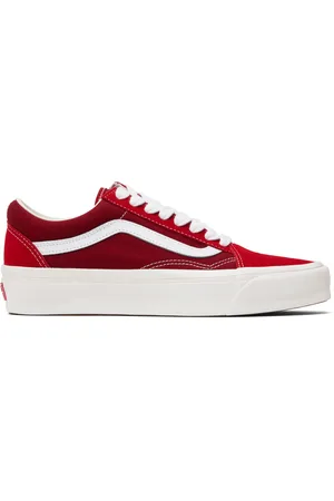 Vans Baskets rouges en suède - Premium Old Skool Music