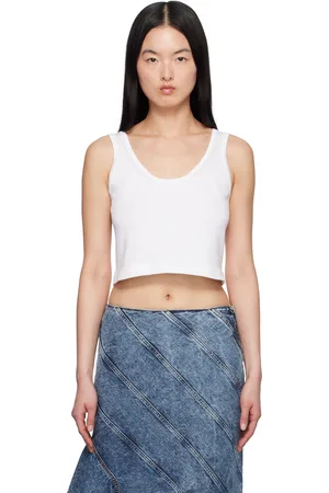 Alaïa Débardeur écourté blanc