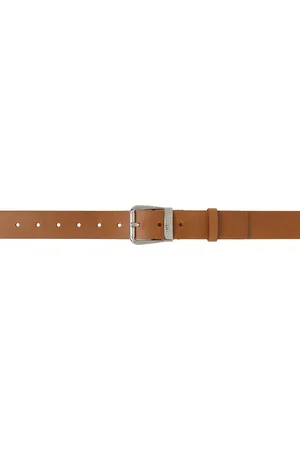 Maison Margiela Ceinture brune en cuir