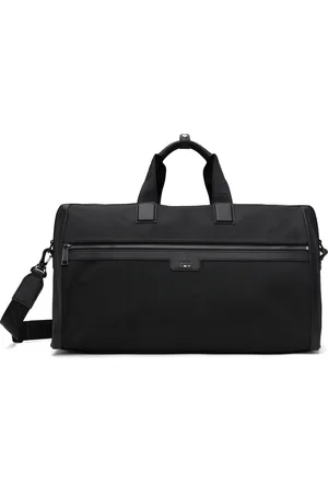 HUGO BOSS Sac de sport noir en canevas