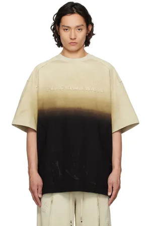 Feng Chen Wang T-shirt dégradé beige et noir