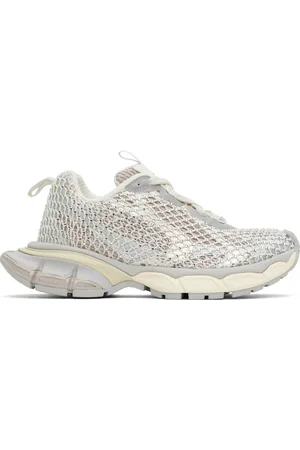 Balenciaga Baskets 3XL beiges à empiècement en résille