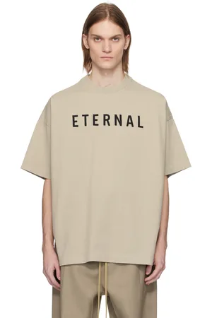 FEAR OF GOD T-shirt Eternal gris en jersey