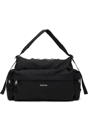 Balenciaga Moyen sac de fin de semaine Explorer noir à poches