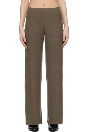 Leset Pantalon de détente ample Lauren brun