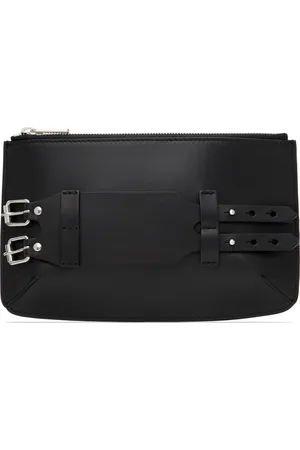 Maison Margiela Pochette noire à sangle à bossette