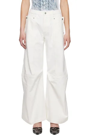 Feng Chen Wang Jean cargo blanc