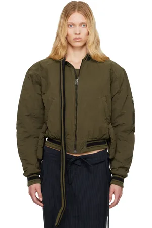 OTTOLINGER Blouson aviateur kaki à garnitures prolongées