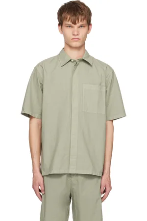 Norse projects Chemise Ivan Typewriter verte