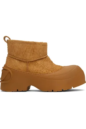 Diesel Bottes chelsea Donald Montone brun clair à logo