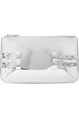 Maison Margiela Pochette de style bracelet argentée