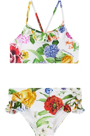 Dolce & Gabbana Enfant | Bikini multicolore à motif fleuri imprimé