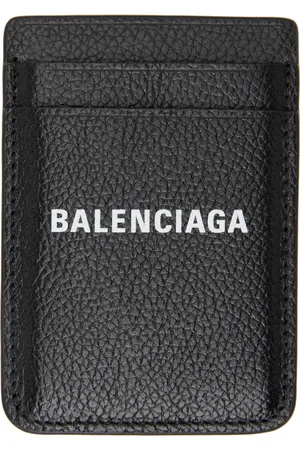 Balenciaga Porte-carte Magnet noir - Cash
