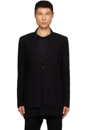 Rick Owens Veston feutré noir