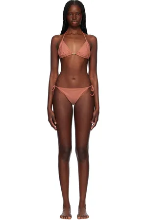 Maison Kitsuné Bikini rose à logo Baby Fox