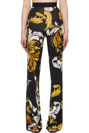 VERSACE Legging évasé noir