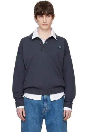 Maison Kitsuné Polo décontracté gris à écusson à logo Bold Fox Head