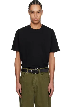 Bottega Veneta T-shirt noir en jersey de coton