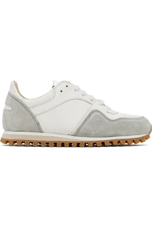 Spalwart Baskets basses de randonnée Marathon blanc et gris