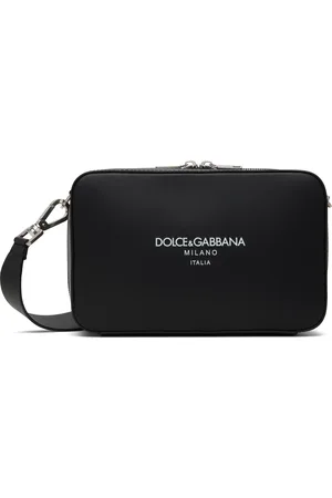 Dolce & Gabbana Sac noir à logo imprimé