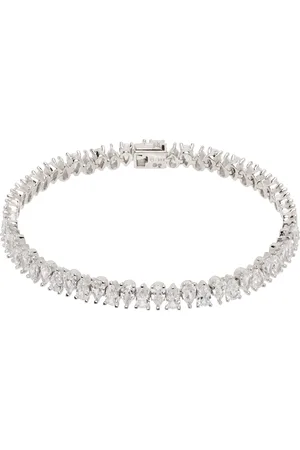 Hatton Labs Bracelet rivière argenté à ornements en forme de goutte