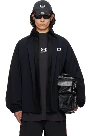 Balenciaga Coupe-vent noir édition Under Armour