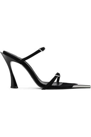 MUGLER Sandales à talon Fang 95 noires à brides