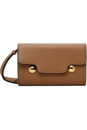 Marni Sac brun clair en cuir - Trunkaroo