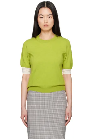 &Daughter T-shirt Emer vert en cachemire - Underpinnings