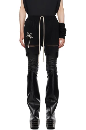 Rick Owens Short Dolphin noir édition Champion
