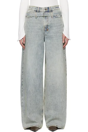 KSUBI Jean ample bleu