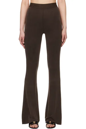 VERSACE Legging évasé brun
