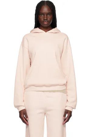 SKIMS Pull à capuche rose - Cotton Fleece