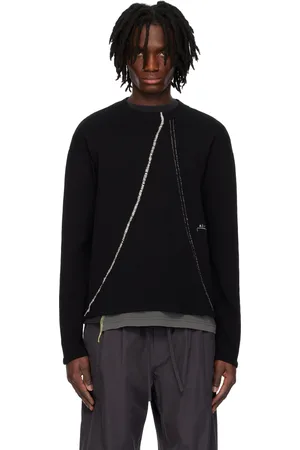 A-cold-wall* Pull noir en tricot à ornements Millbank