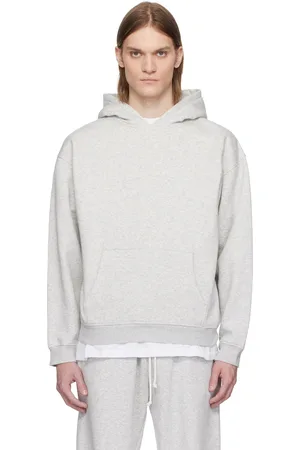 SKIMS Pull à capuche décontracté gris - Fleece Lounge