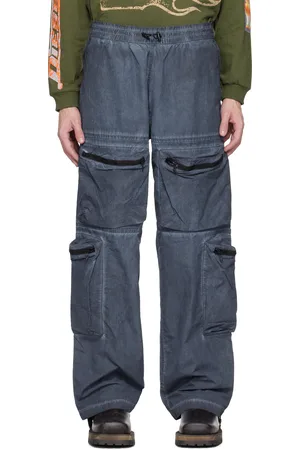 Diesel Pantalon cargo Noode-A bleu