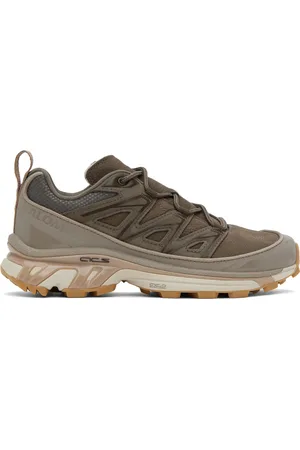 Salomon Baskets XT-6 Expanse brunes en cuir