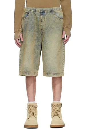 Entire Studios Short Spar bleu en denim