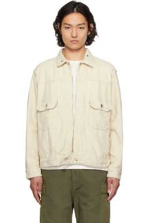 ENGINEERED GARMENTS Blouson camionneur blanc cassé