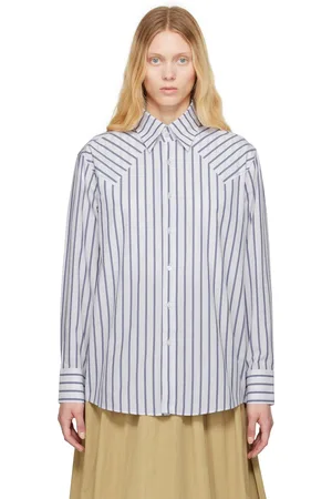 Carter Young Chemise western Business blanc et bleu