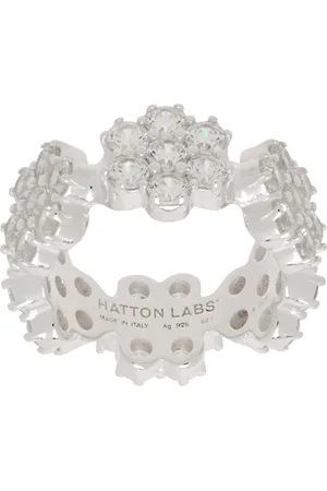 Hatton Labs Bague Bouquet argentée