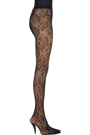 Balenciaga Bottes de style legging beige et noir