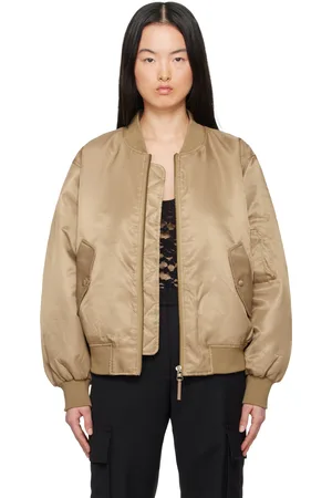 ANINE BING Blouson aviateur Leon kaki